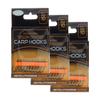 G8DS 3X 10 Fishing Hooks, PTFE-Coated, Wide Gape Carp Hooks, Size 10 view 1