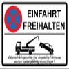 Keep Driveway Clear | No Parking Sign | Sticker | 3 mm, No Holes, 45 x 30 cm view 1