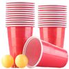 infactory Beer Pong Drinking Game Set with 24 Cups and 2 Balls view 1