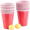 infactory Beer Pong Drinking Game Set with 24 Cups and 2 Balls view 2