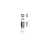 INTERDECO Square Internal-Track Curtain Rod, 14 x 35 mm, Stainless Steel Look, 140 cm view 2