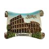 Rome Colosseum Italy 3D Scroll-Shaped Refrigerator Magnet view 1