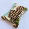 Rome Colosseum Italy 3D Scroll-Shaped Refrigerator Magnet view 4