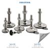 Schwaderer SFE 40 Adjustable Articulated Machine Feet, 40 mm, Set of 4, Stainless Steel, M16 × 180 mm view 4