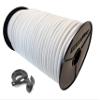 8 mm x 40 m Bungee Cord with 10 Easyfix Hooks, White PE Sheath view 1