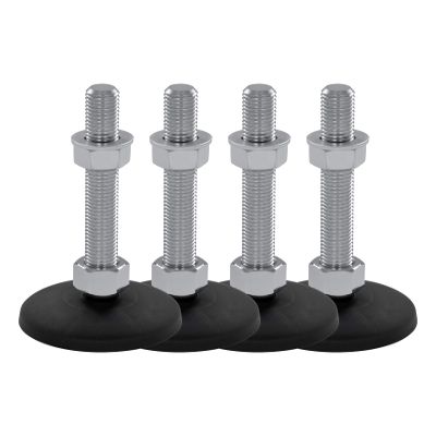 Schwaderer Adjustable Machine/Leveling Feet KF 100, M24 × 120, 99 mm, Set of 4