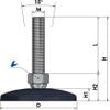 Schwaderer Adjustable Machine/Leveling Feet KF 100, M24 × 120, 99 mm, Set of 4 view 2