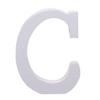 WedDecor White Large Wooden Uppercase Letter A for Decorations, Card Making, Arts & Crafts, Scrapbooking, DIY Projects, Party Decor, Saying Games, Single - C, 4pcs view 3