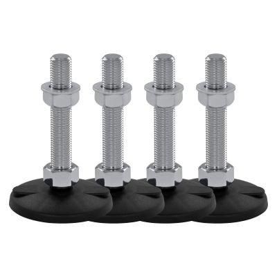 Schwaderer Adjustable Machine/Leveling Foot KFB 100, M30 x 1.5 x 300 mm, 4-Pack