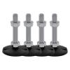 Schwaderer Adjustable Machine/Leveling Foot KFB 100, M30 x 1.5 x 300 mm, 4-Pack view 1