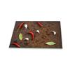 decorwelt | 80 x 52 cm 1-Piece Red Pepper Glass Cooktop Cover view 1