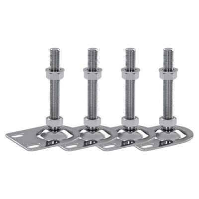 Schwaderer BSF80 Adjustable Machine Feet, 80 mm, M30x1.5, 50 mm, 4-Pack