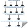 Schwaderer KFE 100 N Adjustable Machine Feet, M14 x 300 mm, 99 mm, Set of 4 view 3
