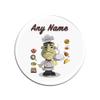 UniGift Personalized Chef Glass Coaster – Custom Name/Message, Occupation Design, Color view 1