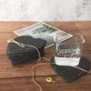 Yishu Slate Coaster Set, 8-Piece, 10 x 10 cm, Decorative Heart-Shaped Coasters view 2
