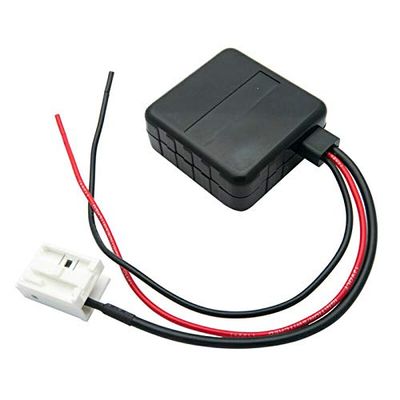 MASO Bluetooth Car Audio Adapter for BMW E60/E63/E64/E61, AUX Cable with Filter