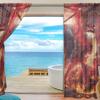 Yibaihe Mnsruu Red Dragon Sheer Curtains, 198 cm Long, 2 Panels view 4