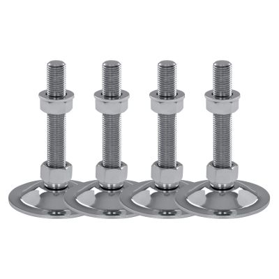 Schwaderer Adjustable Machine/Leveling Feet STF 80, 80 mm, Set of 4, M12 × 100