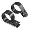 sourcing map 20-Piece 25 mm R-Type Screw-Mount Cable Clips, Black view 1