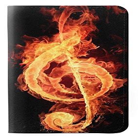 Music Note Burn Flip Case for iPhone 7 and iPhone 8
