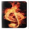 Music Note Burn Flip Case for iPhone 7 and iPhone 8 view 1