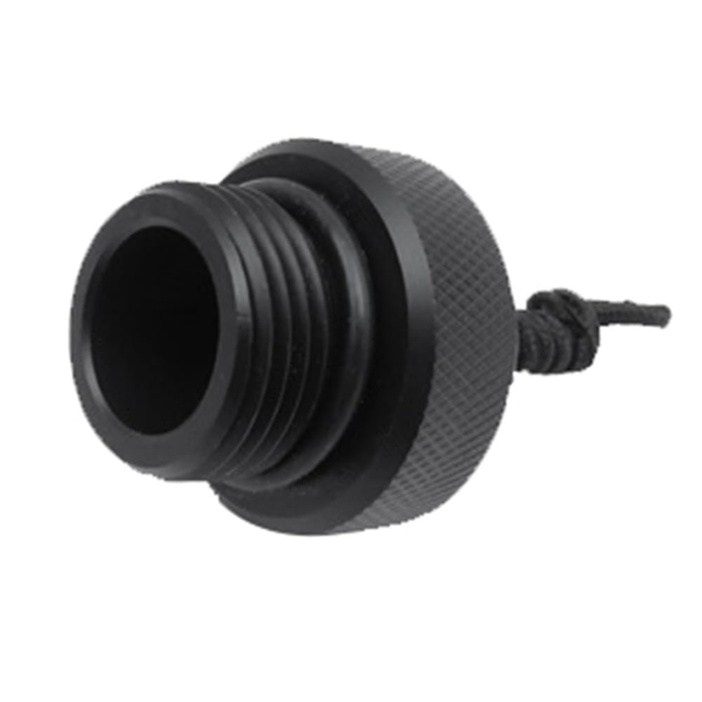 Asuinxurr Diving Dust Plug with Rope, Black