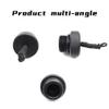 Asuinxurr Diving Dust Plug with Rope, Black view 3
