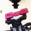 GPM Aluminum Rear Body Post Mount for Traxxas E-Revo 2.0 VXL, Red view 4