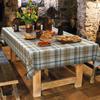 Oilcloth Tablecloth, Checkered Beige, 120 x 150 cm, Washable view 3