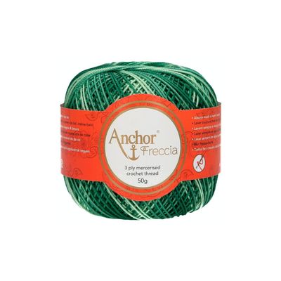 Anchor Freccia Size 6 Multicolor Crochet Yarn, Color 9432