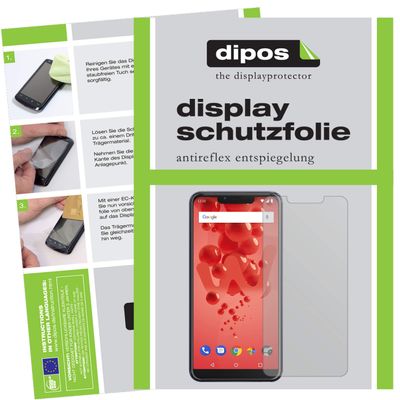 dipos 2-Pack Matte Screen Protectors for Wiko View2 Go