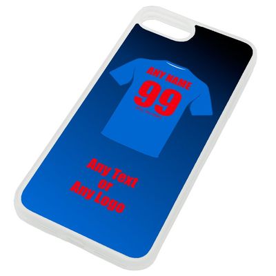 UNIGIFT iPhone Case, Blackburn Rovers Design, Customizable, Clear TPU, iPhone 8 Plus/7 Plus