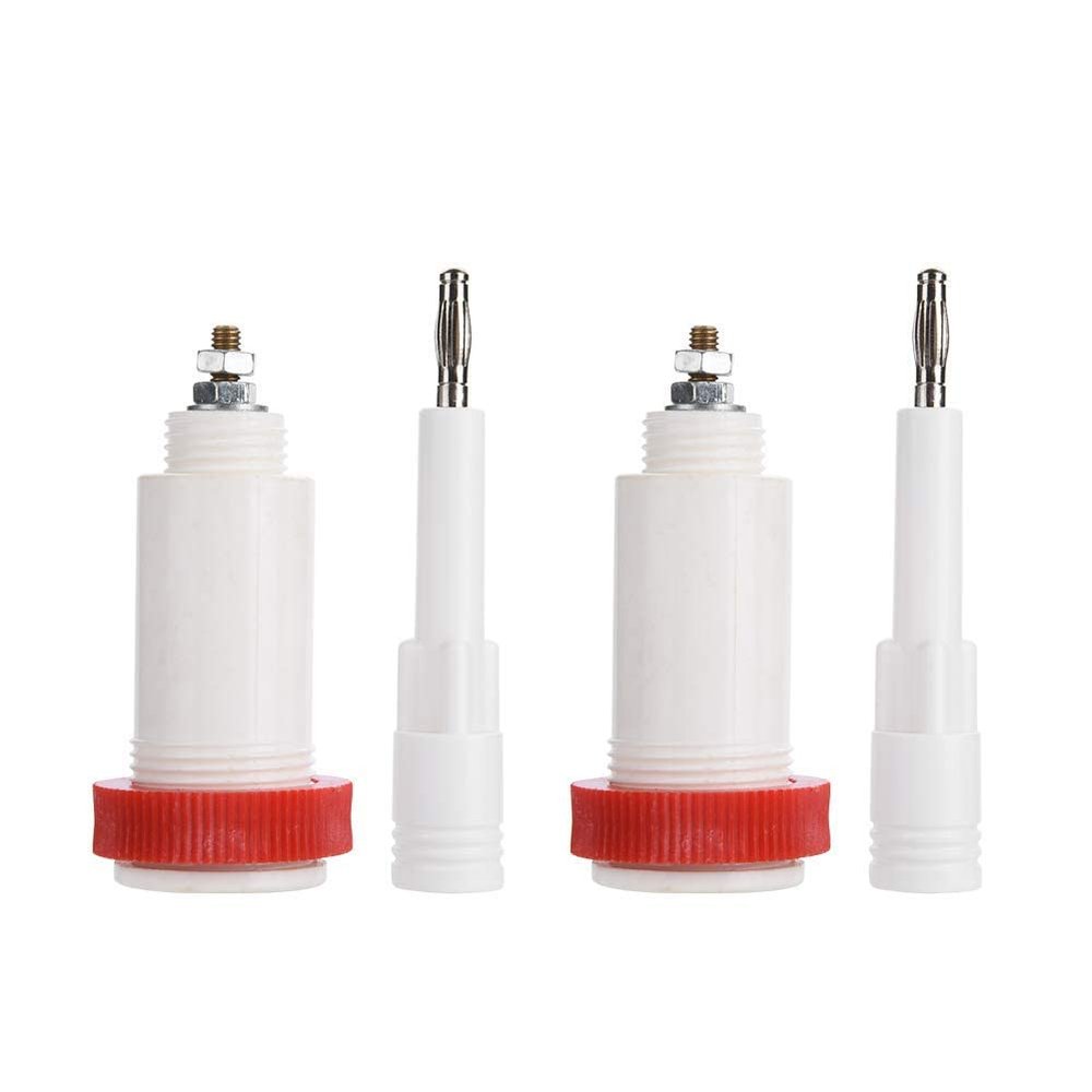 2 Pairs 4 mm Cross Banana Plugs and Sockets, 10 kV High-Voltage Connectors