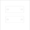 Blank Inserts for PC Labeling of Our Door Signs, Set of 10 (120 x 60 mm, 2B Crystal Clear) view 1