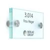 Blank Inserts for PC Labeling of Our Door Signs, Set of 10 (120 x 60 mm, 2B Crystal Clear) view 2