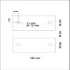 Blank Inserts for PC Labeling of Our Door Signs, Set of 10 (120 x 60 mm, 2B Crystal Clear) view 3