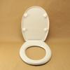 G.S.I. Giada Termoindul Toilet Seat, White, Standard Stainless Steel Hinges view 3