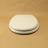 G.S.I. Giada Termoindul Toilet Seat, White, Standard Stainless Steel Hinges view 4