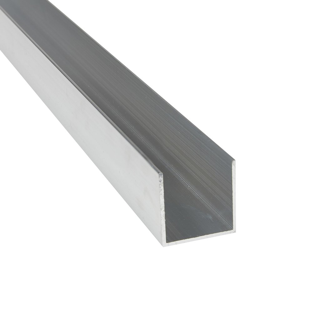 Aluminum U-Channel 50 x 50 x 50 x 3 mm, 500 mm