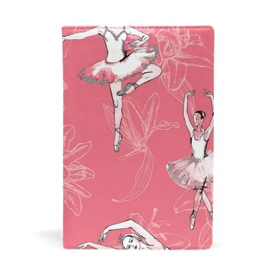 EZIOLY Ballet Girl Stretch Book Cover for Hardcover Textbooks