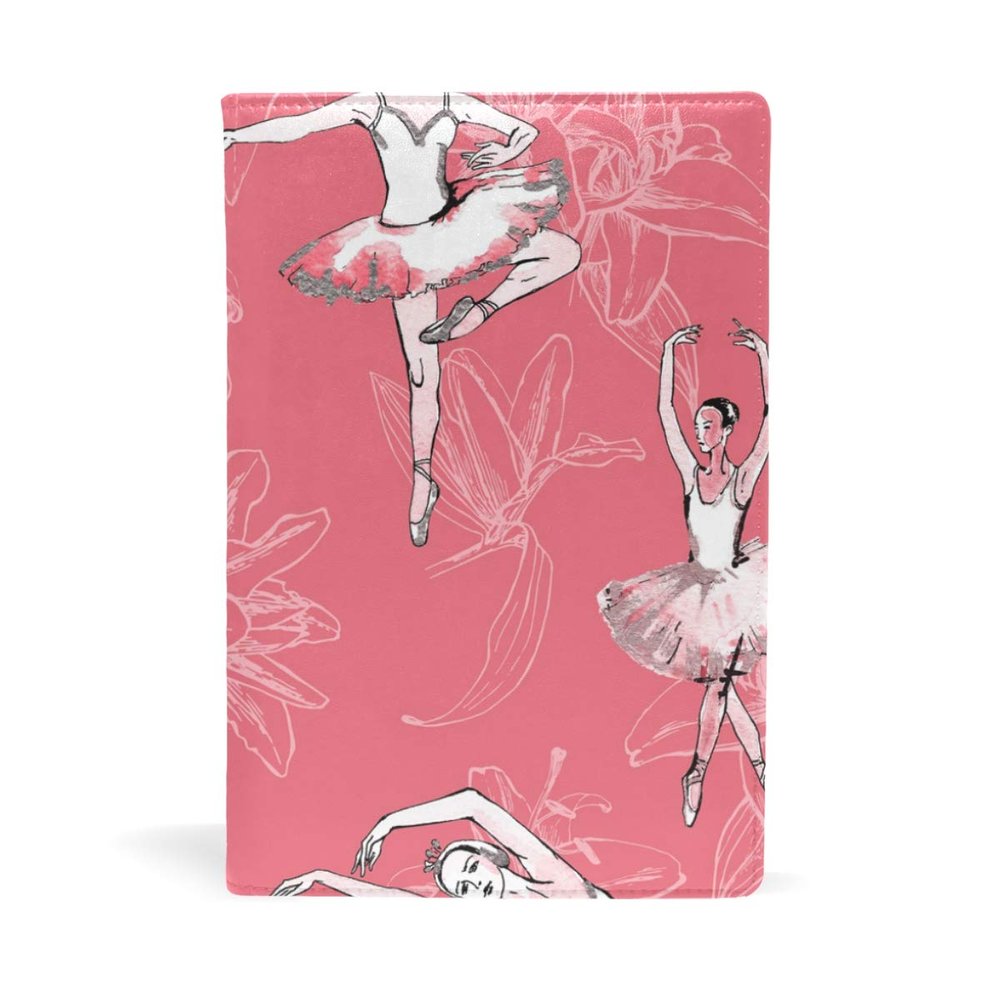 EZIOLY Ballet Girl Stretch Book Cover for Hardcover Textbooks
