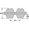 Megadyne RPP Double Toothed Flat Belt - 1440 - RPP8DD - 50 view 3