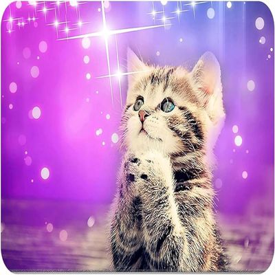 Silent Monsters Cat Mouse Pad, 24 x 20 cm