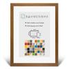 Morena MDF Frame for 24 x 48 cm Picture, Rustic Oak with Acrylic Glass view 1