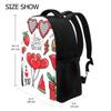 LIANCHENYI Valentine's Day Element Custom Casual Backpack, School Bag, Travel Backpack, Daypack view 4