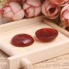 Round Red Agate Cabochon Stones, 20 mm, 5 Pieces, No Holes view 3