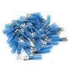 Blue Female Spade Connectors with Heat-Shrink Tubing, Partially Insulated, 6.3 mm, 1.5–2.5 mm, 100 Pieces view 3