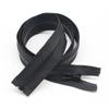 YaHoGa 2-Pack 68 cm #5 Plastic Separating Zippers, 5 mm, Black view 3