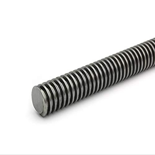RTS TR 28 x 5 Right-Hand Trapezoidal Lead Screw, Cut to 1110 mm