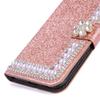 Artfeel Glitter Wallet Case for Samsung Galaxy S8 Plus, Rose Gold Pearl view 4